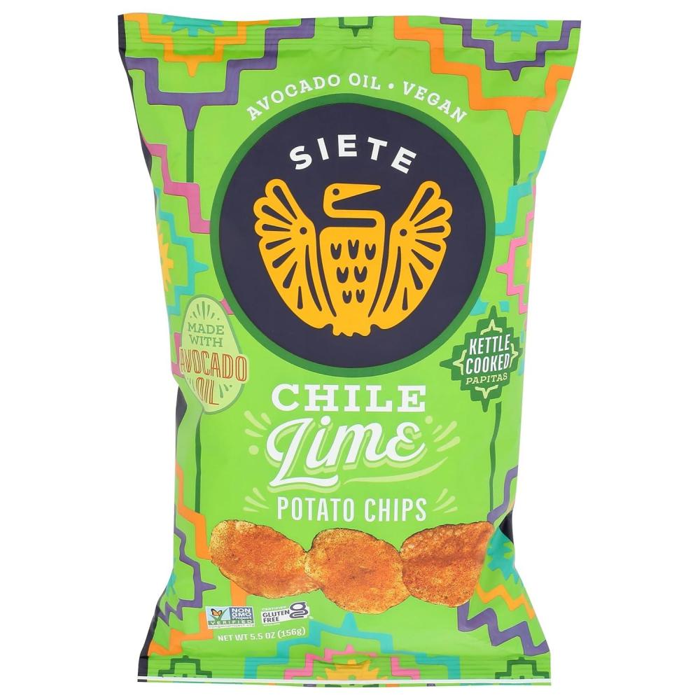 image:imageSiete Grain Free Potato Chips  Kettle Cooked  Gluten Free Chips  Vegan Snacks  Non GMO  Chipotle BBQ 55 Ounce Pack of 6Tomato