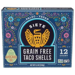 Siete Grain Free Taco Shells, 5.5 Oz